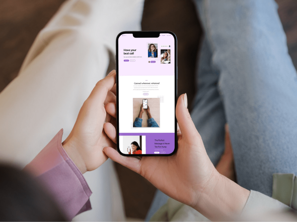 Chat App Webflow Website