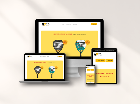 NB Padel Sports Website