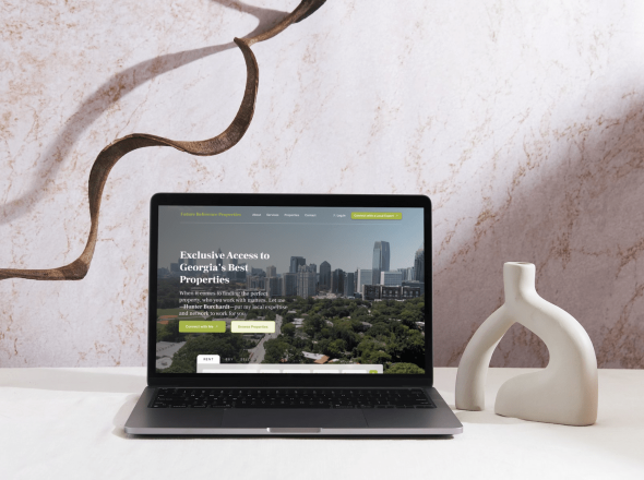 Landing page redesign for Future Reference Properties