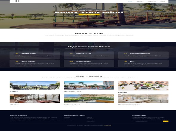 Responsive, custom website