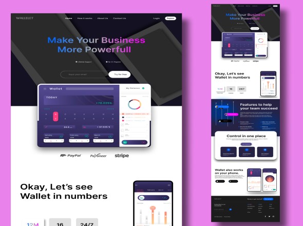 Agency Homepage Design