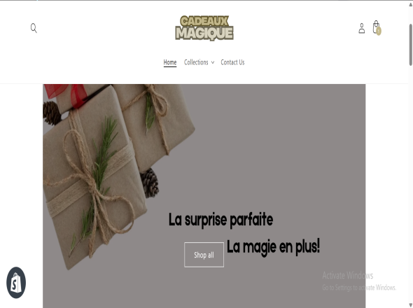 Shopify Store- Cadeaux Magique