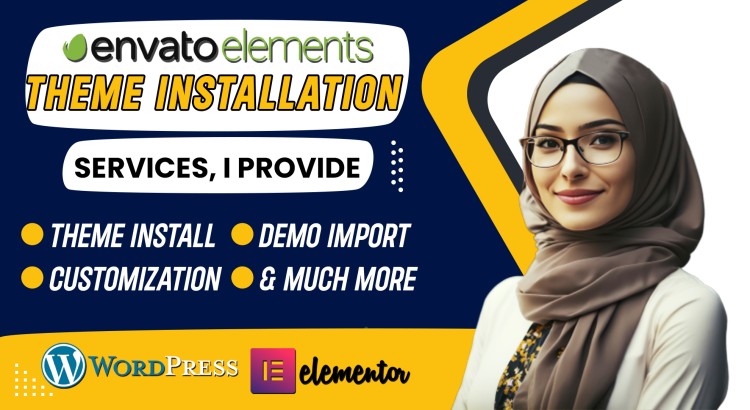 I will install, edit wordpress theme same as the demo