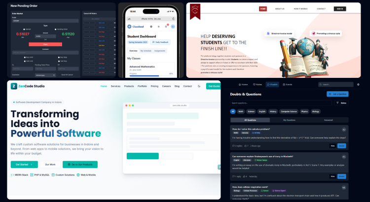 Get custom web and mobile applications tailored to your business needs.
