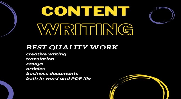 Writing translation, rephrase, data entry, typing services