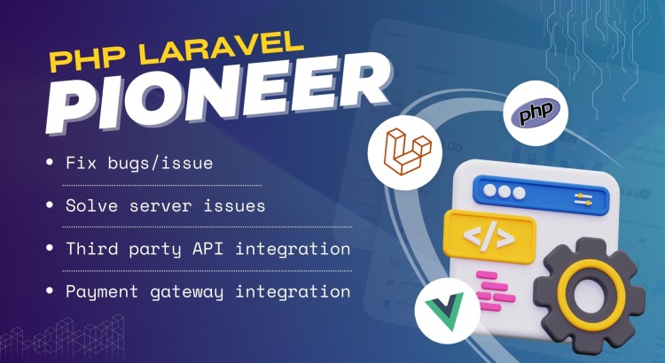 Professional Website Development with PHP, Laravel, Vue.js, and Nuxt.js