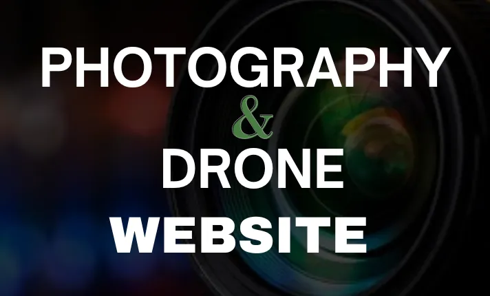 create photography website, booking website, drone website, pixieset, print