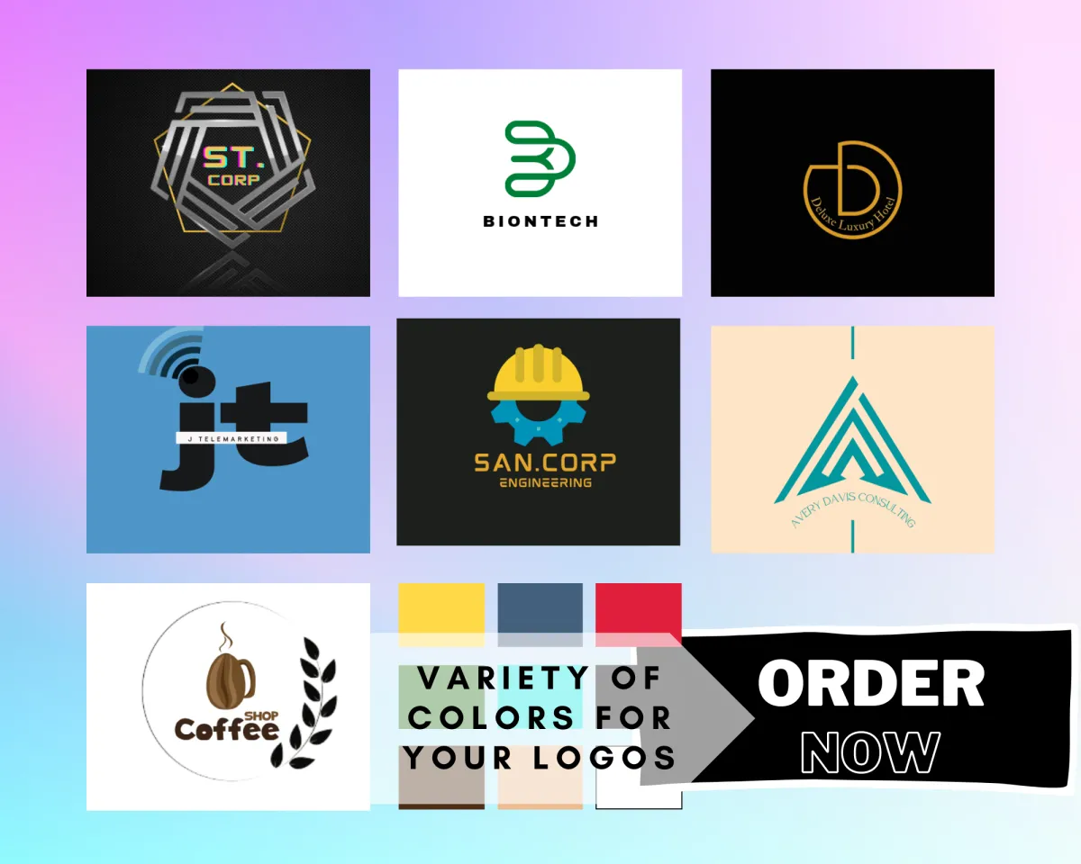 Unique Custom Minimalist Modern Attractive Logo Design 