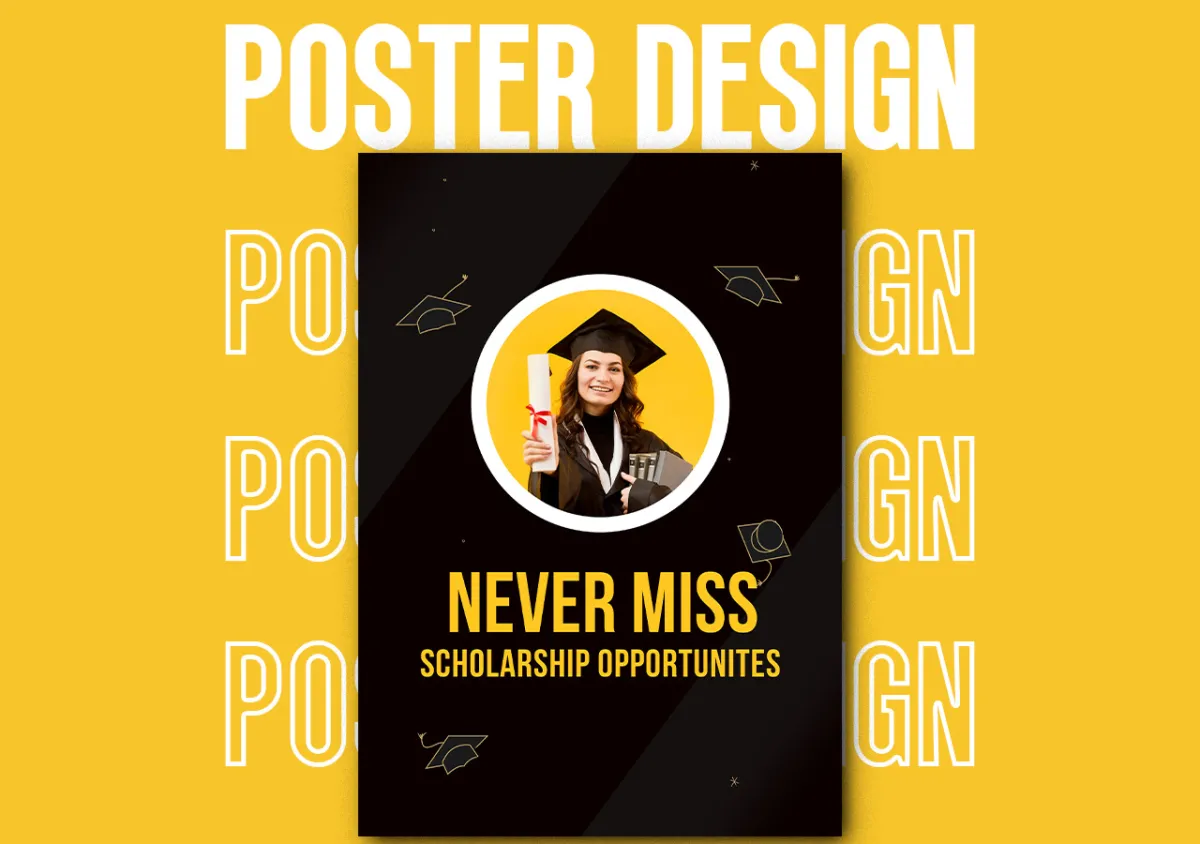 i will  design stunning poster or motivational typography