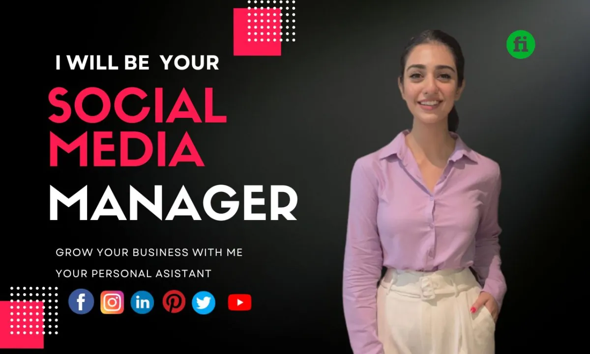 be your social media marketing manager